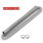 60cm - 300cm Air Diesel Parking Heater Stainless Steel Exhaust Pipe Tube Gas Vent Hose Car Truck VAN With 24mm Bore Car Muffler