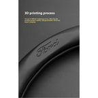 For Ford Mondeo Focus Raptor Puma Edge Explorer Ecosport Ranger F150 Kuga Car AntiSlip Carbon Fiber Leather Steering Wheel Cover