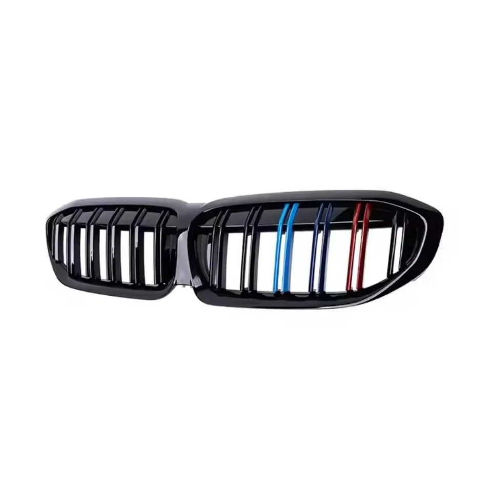 XVIP For BMW G20 3-Series G20 G21 G28 2019-2023 Front Bumper Hood Kidney Racing Grilles Replacement Black Diamond Meteor Style