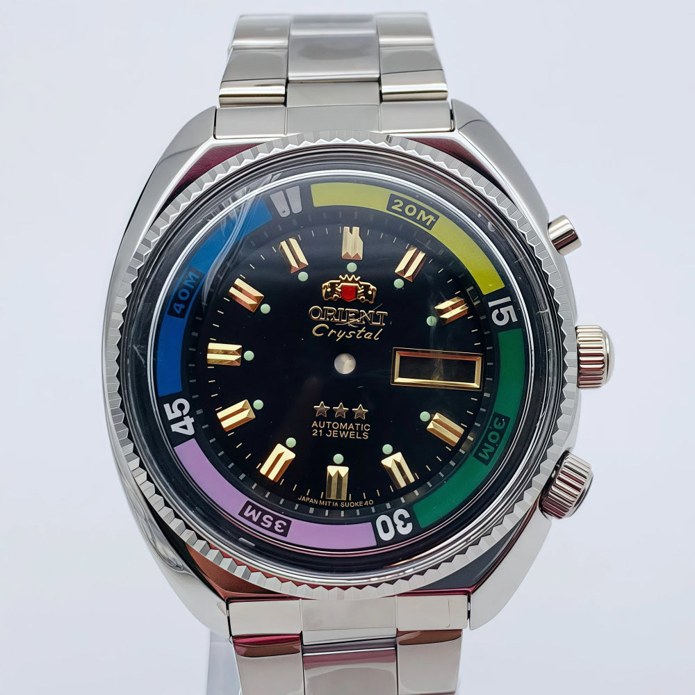 Orient Watch Series Automatic Mechanical Unisex Watch World Time Full Function Steel Strap Select Dial Luminous