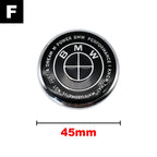 4.5cm Car Steering Wheel Decoration Badge Sticker For BMW G80 E84 F48 G01 G11 X1 X2 X3 X4 X5 X6 G07 Interior Emblem Accessorie