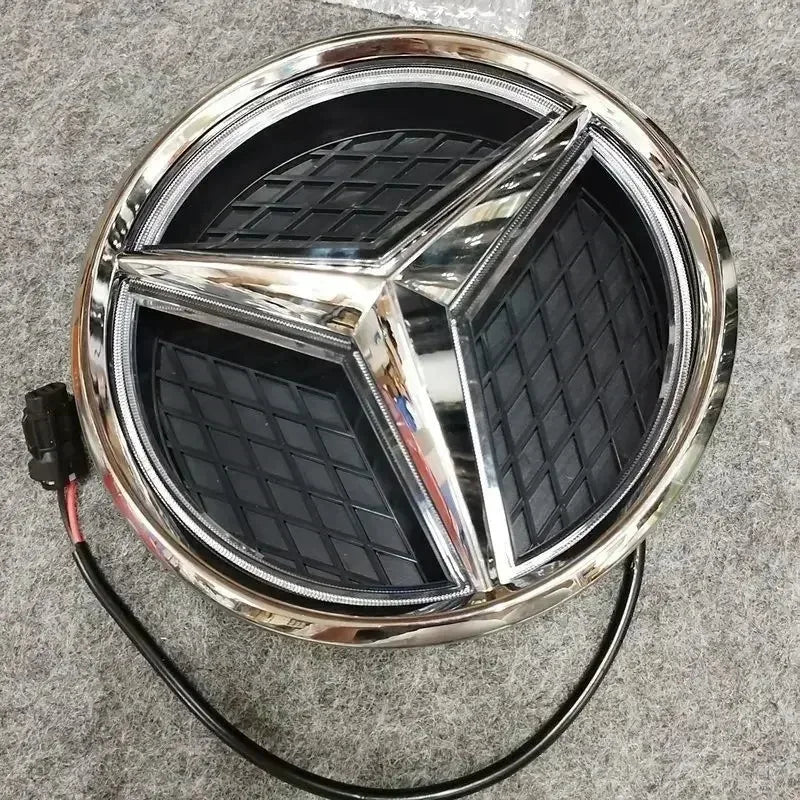 Car Front Grilled Star Emblem LED For Mercedes W205 W212 W213 W204 ML W166 CLA W253 A W176 W177 C W204 E GLK X204 GLA GLC GLE B