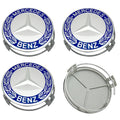 75MM 4pcs Car Wheel Center Covers Hub Caps For Mercedes Benz W203 W204 W210 W168 AMG CLA GLB GLC Interior Mouldings DQLGG-BENC