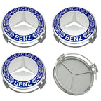 75MM 4pcs Car Wheel Center Covers Hub Caps For Mercedes Benz W203 W204 W210 W168 AMG CLA GLB GLC Interior Mouldings DQLGG-BENC