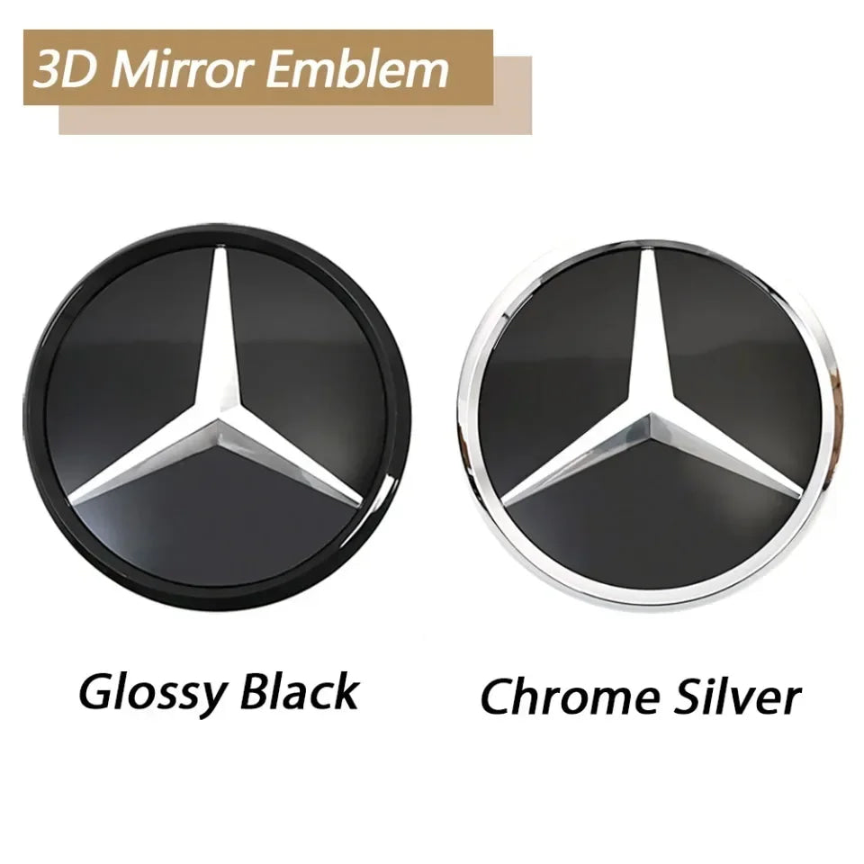 1pcs For Mercedes Benz B/C/E/S W176 W246 W205 W212 W207 W217  W166 X166 X156 X204 Front Grille Emblem Star Badge