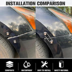 Multiple colors Universal Front Rear Bumper Trunk Quick Release Fastener Kit with Release Tabs and O-Ring For Racing Drifting