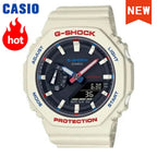 2026 vip Casio GA-2100 men's watch series G-SHOCK small steel cannon series genuine black gold waterproof sports couple watch
