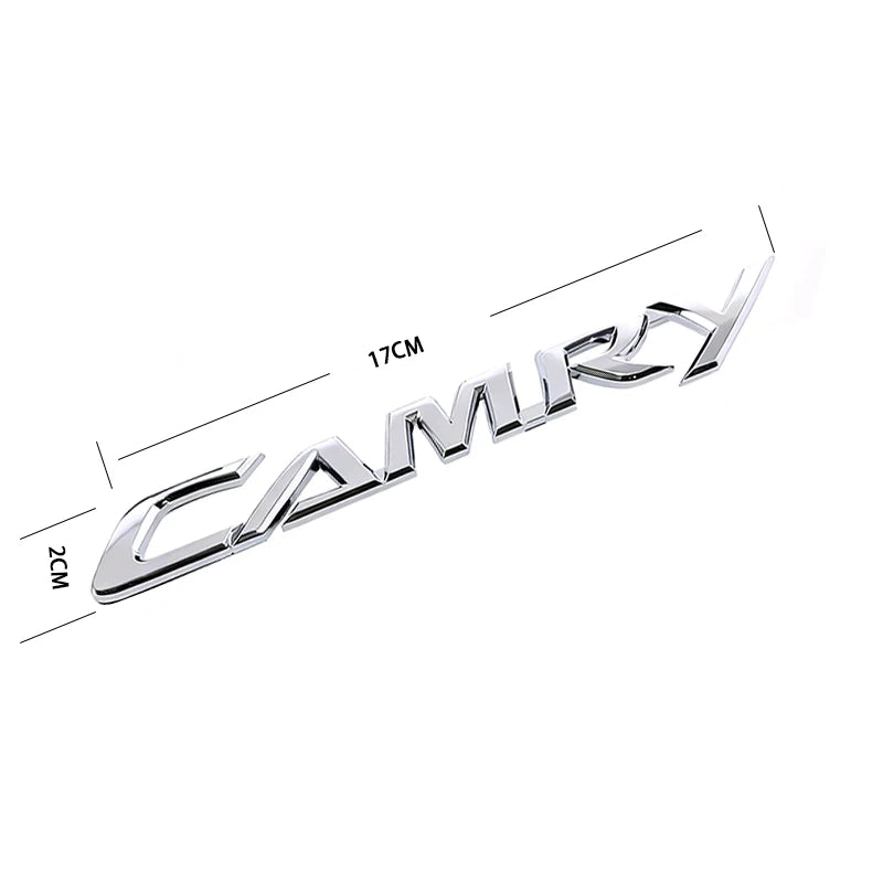 NEW ABS Car Body Trunk Emblem CAMRY Logo Sticker For Toyota CAMRY 2006-2018 Badge Auto Rear Letter Decal Exterior Accessories