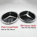 1pcs For Mercedes Benz B/C/E/S W176 W246 W205 W212 W207 W217  W166 X166 X156 X204 Front Grille Emblem Star Badge