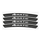 4Pcs Metal Car Wheel Hub Sticker Decorative Accessories For Mercedes Benz AMG GLE GLC W205 W206 W203 W204 W210 W212 W213