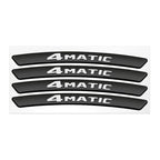 4Pcs Metal Car Wheel Hub Sticker Decorative Accessories For Mercedes Benz AMG GLE GLC W205 W206 W203 W204 W210 W212 W213