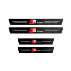Car Door Trunk Sill Protective Strip Threshold Anti Scratch Sticker for Audi sline A4 B7 B8 B9 A3 8P 8V 8L A5 A6 Q3 Accessories