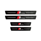 Car Door Trunk Sill Protective Strip Threshold Anti Scratch Sticker for Audi sline A4 B7 B8 B9 A3 8P 8V 8L A5 A6 Q3 Accessories