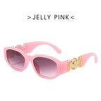 Vintage Square Luxury Small Frame Sunglasses Men Women Rectangle Brand Design Fashion Square Sun Glasses Shades Vintage Glasses