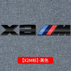 3D Metal Car Body Side Badge Body Rear Trunk Decor Sticker Modification For BMW M X1 X2 X3 X4 X5 E84 F26 E83 F25 E53 E70 E71 G02