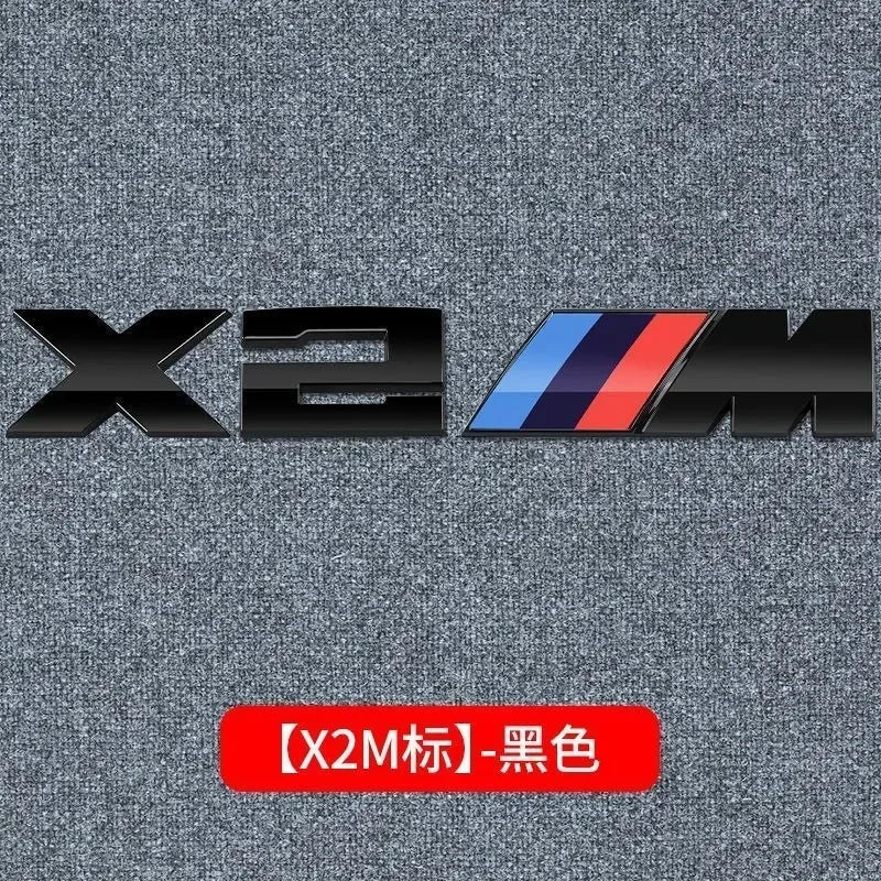 3D Metal Car Body Side Badge Body Rear Trunk Decor Sticker Modification For BMW M X1 X2 X3 X4 X5 E84 F26 E83 F25 E53 E70 E71 G02