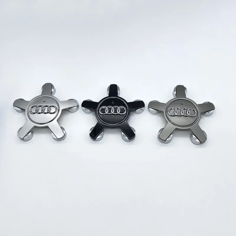 4PCS 135mm  For AUDI A4 B8 B6 B9 B7 A3 8P 8V 8L A6 C7 C6 Car Five Claws Wheel Center Cap Hub Covers 4F0601165N Accessories