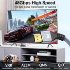 8K HDMI-Compatible Cable 4K@120Hz 8K@60Hz HDMI 2.1 Cable 48Gbps Adapter For RTX 3080 eARC HDR Video Cable PC Laptop TV box PS5