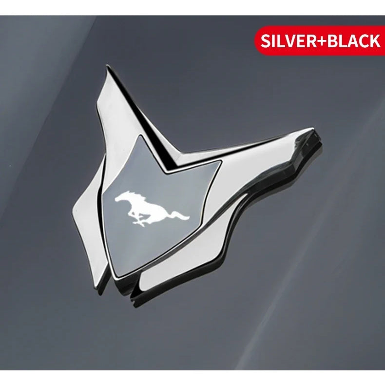 3D Meta Car Sticker Auto Door Trunk Car Body Shield Emblem Protective Sticker For Ford Mustang GT SHELBY Auto Accessories