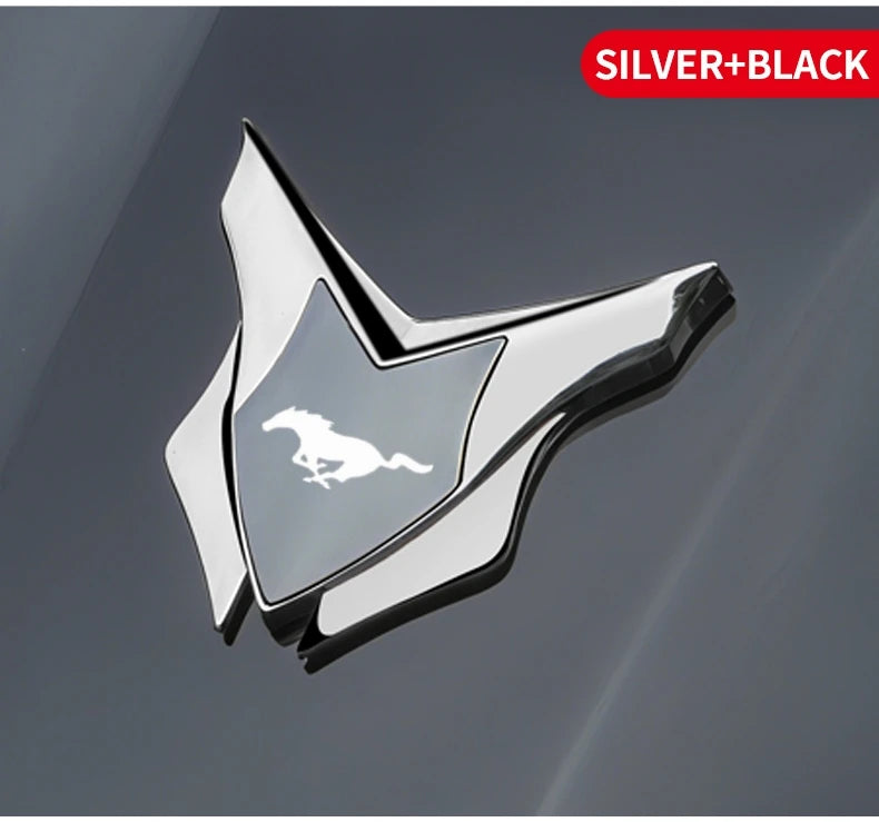 3D Meta Car Sticker Auto Door Trunk Car Body Shield Emblem Protective Sticker For Ford Mustang GT SHELBY Auto Accessories