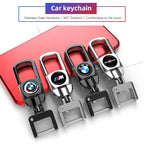 Car Metal Keychain Emblem Keyring Pendant Auto Accessories For BMW E90 G80 M3 G30 M5 F82 F83 F20 F21 G42 F95 F96 G06 G07 M2 M4