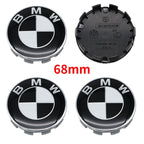 4Pcs 56mm 68mm Carbon Fiber Wheel Center Hub Caps 50th Anniversary Emblem for BMW M Power X5 E46 E90 F10 F30 G20