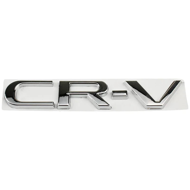 15.4cm Metal 3D Car Stickers Side Fender Badge Styling for Honda CRV Logo 2023 2024 Rear Trunk Emblem Decal Exterior Accessories