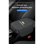 Leather Car Armrest Box Pad Auto Armrest Mat High Quality Accessorie For Chevrolet Camaro Colorado Cobalt Beat Groove Volt Trax