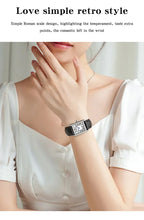 SANDA 9031/1108 Resistant Leather Strap Square Dial Waterproof Sport Casual Women Men Quartz Watches Reloj Luxury Couple Watch