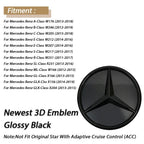 1pcs For Mercedes Benz B/C/E/S W176 W246 W205 W212 W207 W217  W166 X166 X156 X204 Front Grille Emblem Star Badge