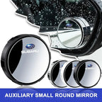 1 Pair 360 Degree Wide Angle Adjustable Car Rear View Mirror For Subaru LEGACY Forester Outback Rally WRX WRC XV Impreza