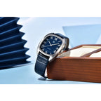 RollsTimi 2026 New Men's Watches Top Brand Luxury Oval Quartz Watch For Men Fashion Watch Man Waterproof VH31 Clock Gift Leathe