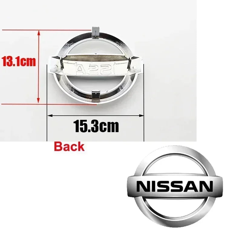 3D ABS New Emblem Car Front Rear Logo for Nissan Tiida Sentra Teana X Trail T30 T32 Almera Kicks Micra Qashqai J10 J11 Leaf Juke