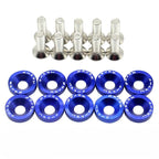 JDM Fender Washers M6 Bolt Set Car Modification Gasket Screw Fender Bumper Engine Aluminum Concave Screws Hex Fastener for Honda