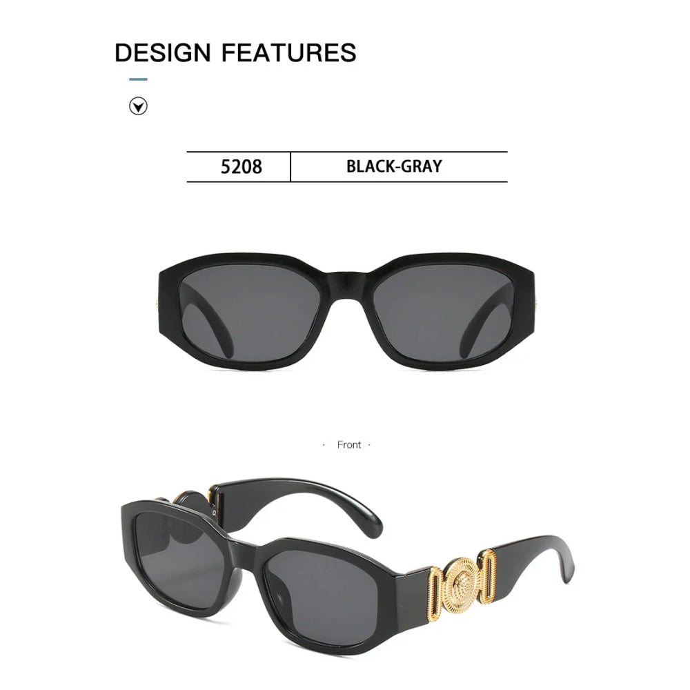 Vintage Square Luxury Small Frame Sunglasses Men Women Rectangle Brand Design Fashion Square Sun Glasses Shades Vintage Glasses