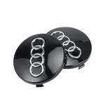 For Audi 4pcs 60mm Car Styling Audi Wheel Center Cap Emblem Hub Covers Badge For Audi B5 B6 B7 B8 B9 D3 Q3 Q5 Q7 TT A1 A3 A4 A5
