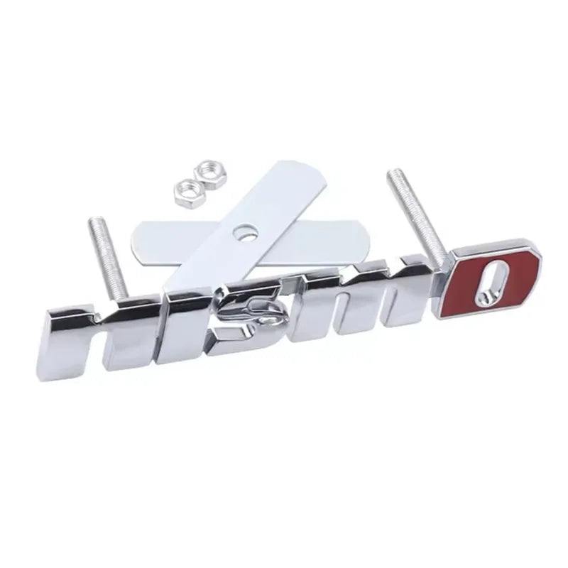 3D Metal Car Front Grille Emblem NISMO  Logo Decal For Nissan X-trail Qashqai Note Juke Sentra Patrol Car Styling Accessories