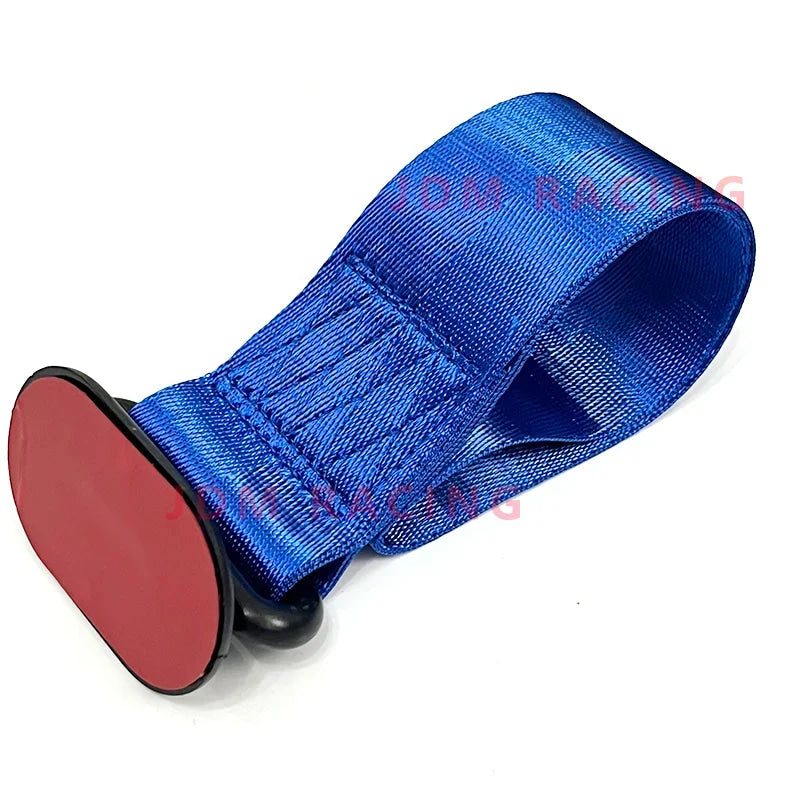 High Strength Car Color Pendant Tow Strap Belt Tow Rope Sticker Ribbon Car Decorations Sticker Trailer Ropes Bumper Towing Strap