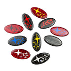For Subaru Forester XV Outback Impreza Legacy STI WRX BRZ Tribeca Car Steering Wheel Emblem Badge Decals Styling Accessories