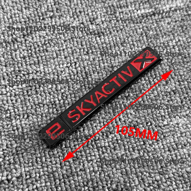 glossy black ABS Car Front Grille Eemblem Rear Trunk Badge Replace stickers  SKYACTIV  GX For 2019-2025 Mazda 3 Logo Accessories