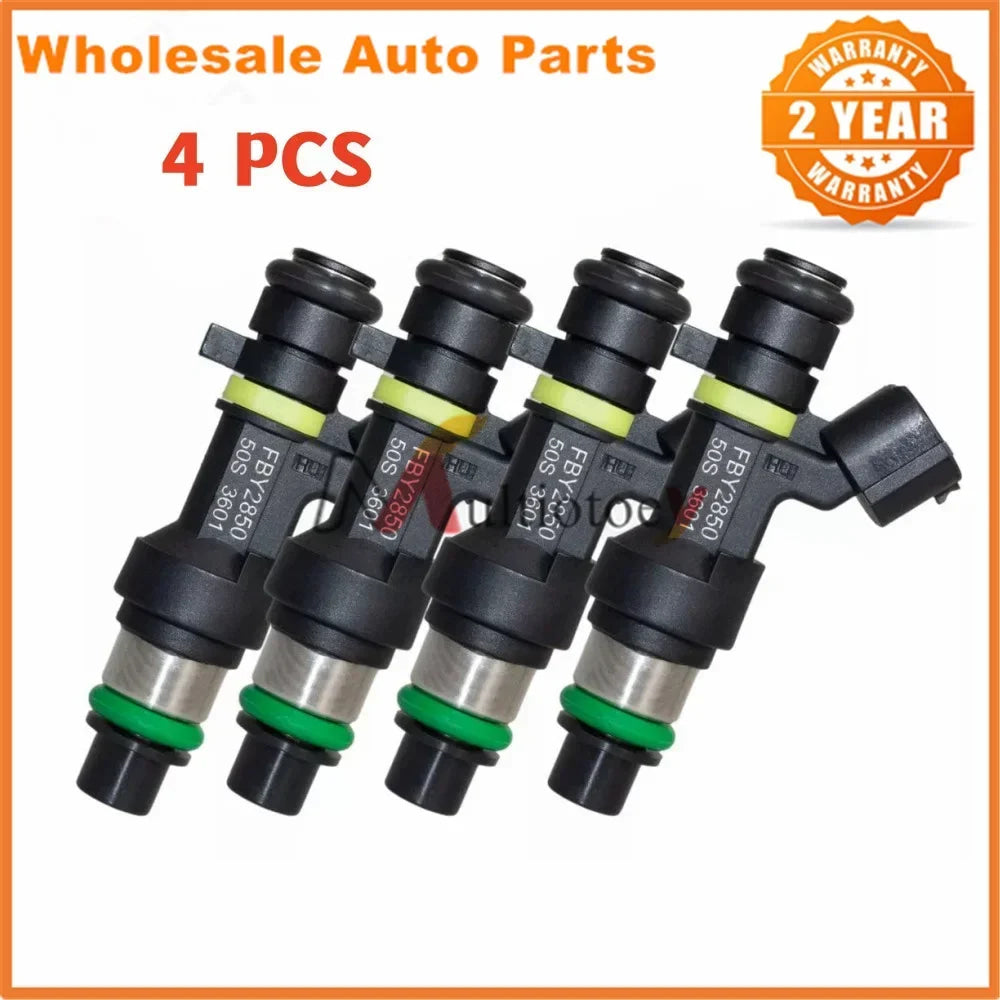 NEW 16600-EN200 16600EN200 FBY2850 FBY-2850 Fuel Injectors for 2007 - 2010 Nissan Sentra Versa 2009 - 2010 Cube 1.8L 2.0L