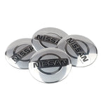 4Pc 56/60mm Wheel Center Hub Rim Caps Car Wheel Hub Covers Fit For Nissan X-Trail Qashqai Almera Note Leaf J10 Teana V36 Tiida
