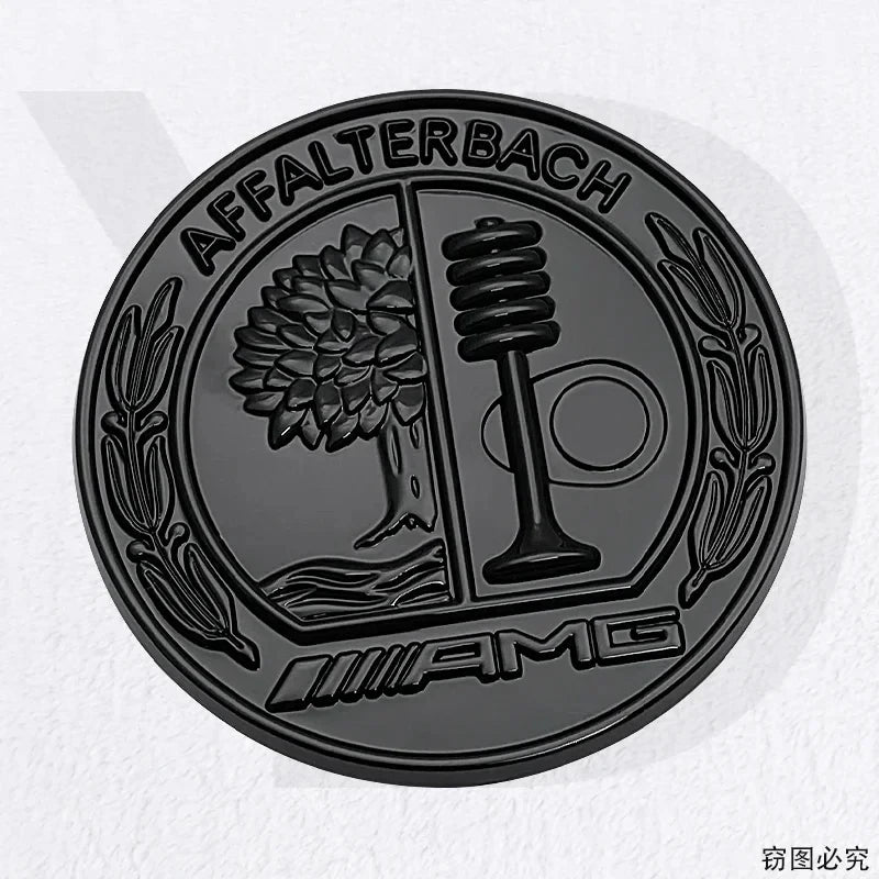 45mm 55mm 65Alloy Car Emblem Sticker Decoration for Mercedes Benz AMG C180 W205 G500 W210 W211 CLA CLK CLS GLA Rear Trunk Badge