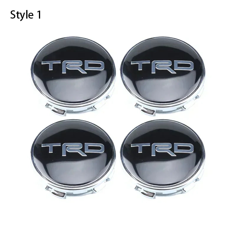 4pcs 60mm Car Tyre Wheel Center Hub Cap Badge For Toyota C-hr Prado Rav4 Yaris Hilux Prius Avensis Corolla Camry Accessories