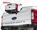 Pickup Tail Box Labeling Sticker For Ford Super Duty F250 F350 2017 2018 2019 Modification Truck Tailgate Insert Indent Decal