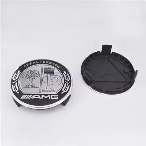 4PCS 75mm Metal Emblem Car Wheel Center Hub Cap Cover Badge For Mercedes Benz AMG GLK GLE GLC W203 W206 W220 W205 W211 W212 201