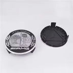 4PCS 75mm Metal Emblem Car Wheel Center Hub Cap Cover Badge For Mercedes Benz AMG GLK GLE GLC W203 W206 W220 W205 W211 W212 201