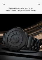 POEDAGAR High Quality Luxury Watch For Men Waterproof Fashion Man Wristwatch Business Stainless Steel Men's Quartz Watches Reloj