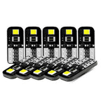10/2Pcs T10 W5W LED Canbus No Error 194 168 501 Bulb 5W5 Car Interior Lights Lamp Map Dome Reading Lights 12V 6000K White