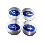 4pcs 56MM Car Wheel Center Emblem Hub Badge Sticker for Subaru STI XV WRC WRX BRZ LEVORG FORESTER IMPREZA LEGACY OUTBACK